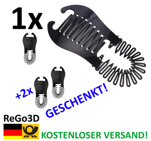 Haarspange Haare Doppelkamm Kamm Haarklammer Haarstyling Haarclip Haarkamm Zopf