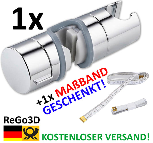 Halterung Halter für Handbrause Duschkopf Duschbrause -ABS verchromt -18-25mm