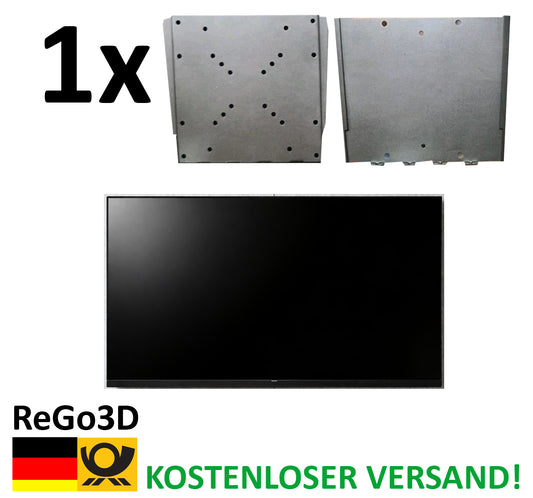Halterung Fernseher Halter 10 bis 40 Zoll Flachbild TV Wandhalterung Flach Easy